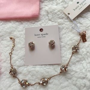 Kate spade bracelet & earrings set